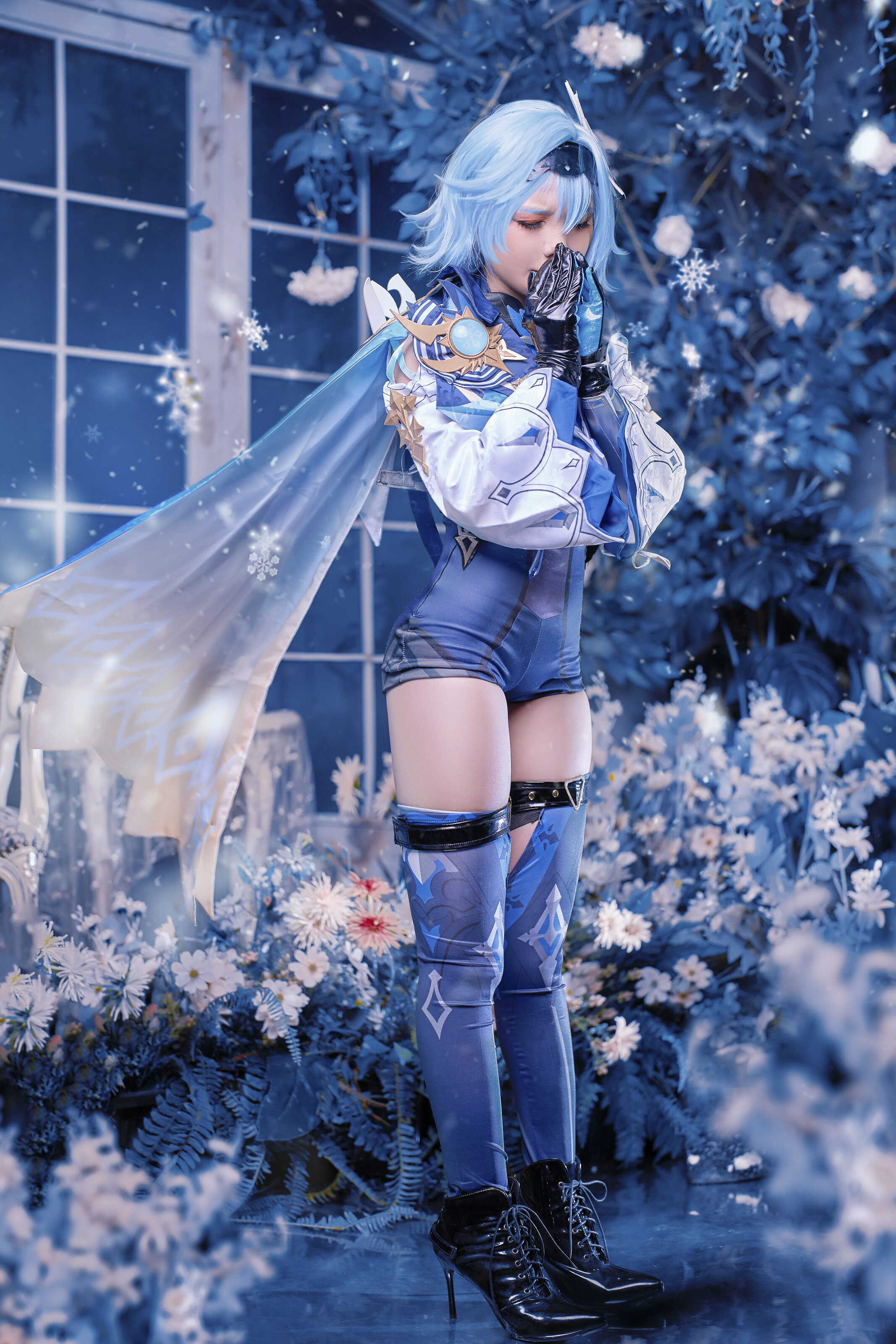Joyce (Joyce Lin2x) cosplay Eula - Genshin Impact (4).jpg